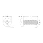 Pan Head Star Machine Screws